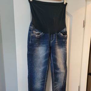 Maternity Skinny Jeans, full panel, size 6